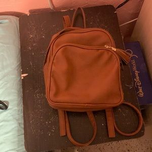 Brown backpack